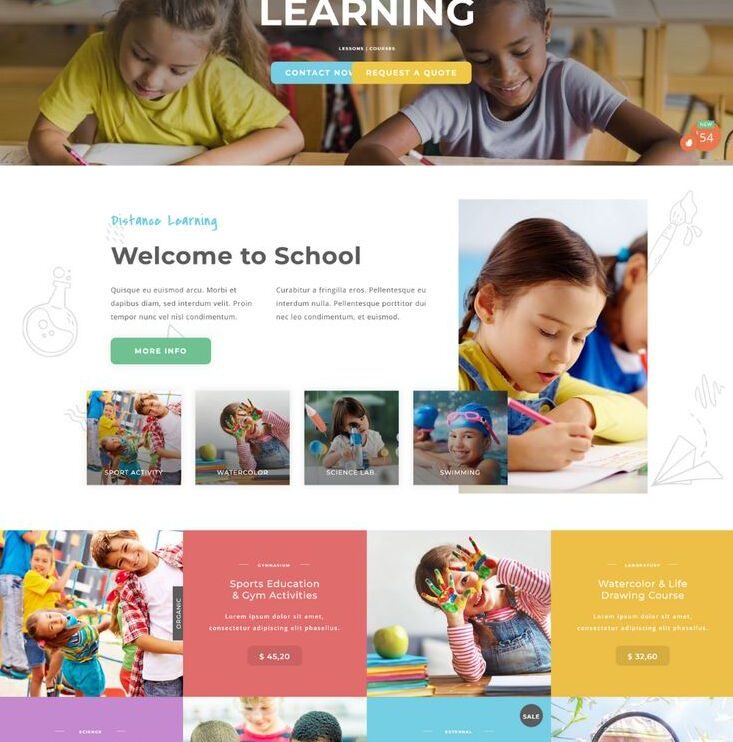 School Website Template